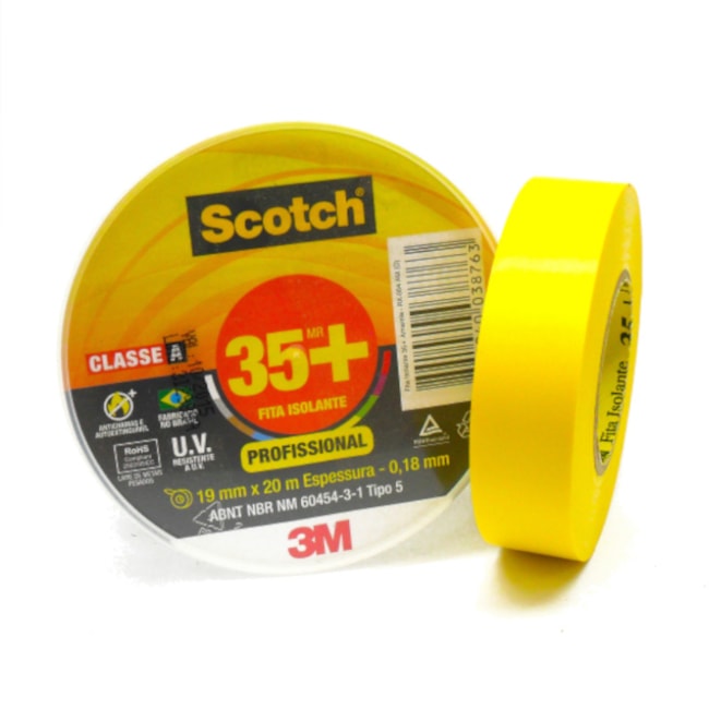 Fita Adesiva Isolante 19mm x 20m Scotch 35+ 3M -6a83cc8c-e50c-4363-b4b4-3386378ac585