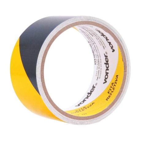 Fita Adesiva Refletiva 50mmx3m Amarela e Preta 1052250121 VONDER-83fdac32-4fff-4035-bfe0-aed89412859a