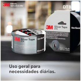Fita Adesiva Silver Tape 50mm x 50mts HB004635460 3M