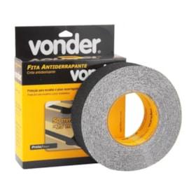 Fita Antiderrapante 50mm x 15m Preta 1014105015 VONDER