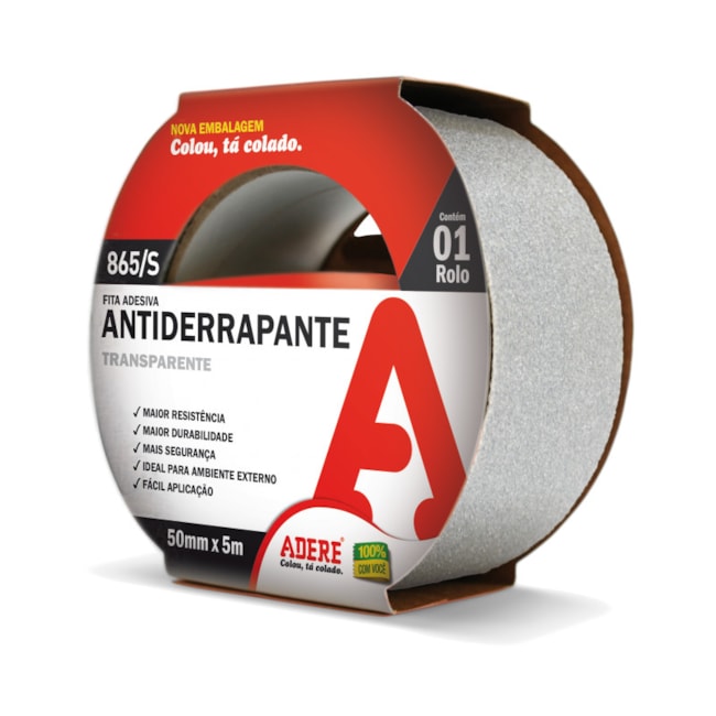 Fita Antiderrapante 50mm X 5m Trasparente 865 ADERE-78631ece-1eb4-48c0-bc11-785be31c2fa3