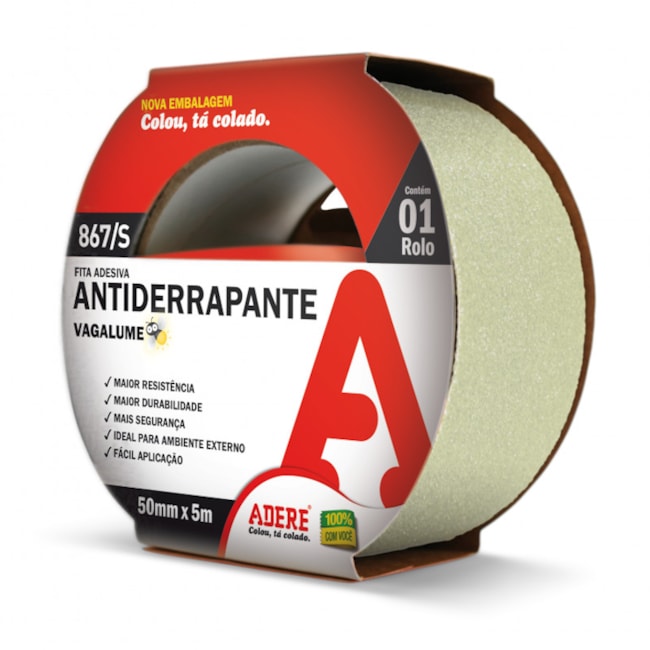 Fita Antiderrapante 50mm X 5m Vagalume 867S ADERE-fbef426b-f2f1-4ec8-bcfc-73c64e3658ee
