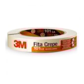 Fita Crepe Adesiva Uso Geral 18mm x 50m 101LA 3M Fita Crepe Adesiva Uso Geral 18mm x 50m 101LA 3M