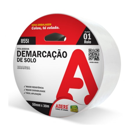 Fita de Demarcação de Solo 100mm X 30m ADERE
