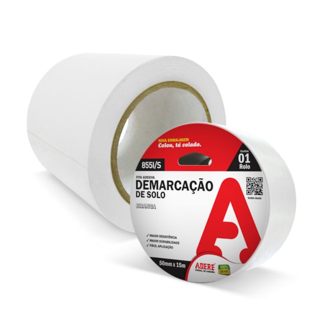 Fita de Demarcação de Solo 50mm X 15m ADERE-00a417e1-f6ad-40d4-bb30-66d9b76d6cce