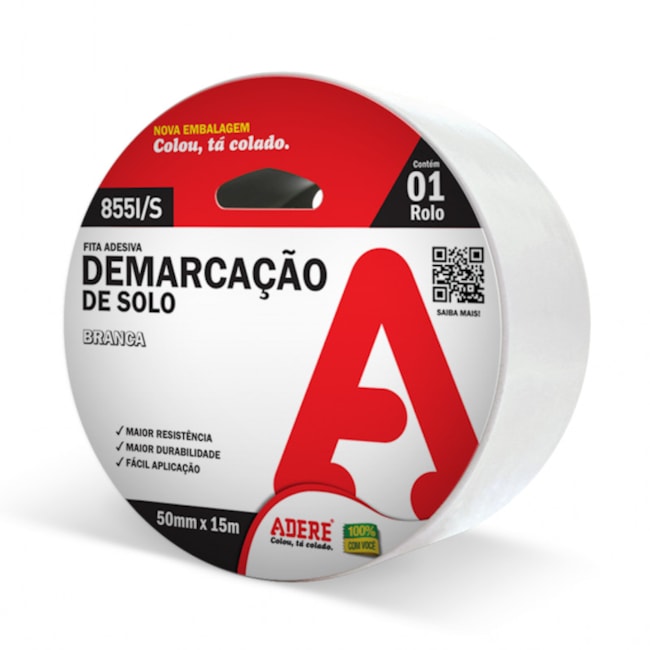 Fita de Demarcação de Solo 50mm X 15m ADERE-561bc47e-8467-4967-90b1-d16fc56ff645