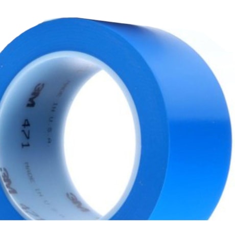 Fita de Demarcação de Solo Branca 100mm x 30m 471 3M 