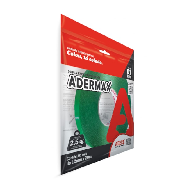 Fita Dupla Face 12mm X 20m Transparente XT100 ADERE-45166ee7-0cde-4cf5-8580-cac91431a06c