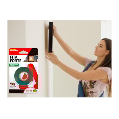 Fita dupla Face 19mm X 2m Transparente FITA FORTE ADERE-52f75c42-6970-47e7-bdd3-9205a00ef8ac