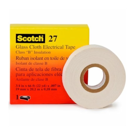 Fita Elétrica de Tecido de Vidro 19mm x 55m 27 3M-9f1c3afd-c6b1-4f5e-b23f-83304e0e9286