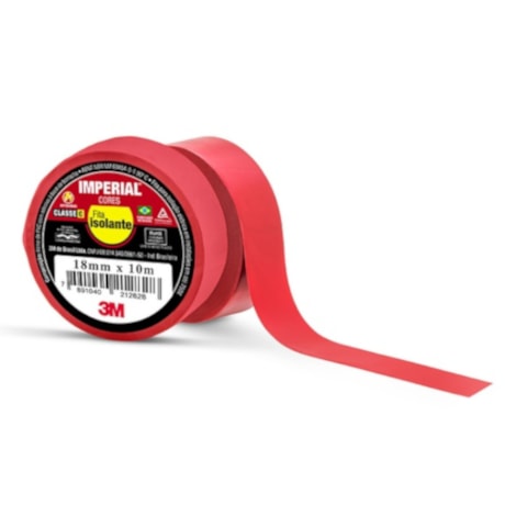 Fita Isolante 18mm x 10m Vermelha IMPERIAL COLORS 3M -a983b8a8-d743-431e-9069-76e1d954efb4