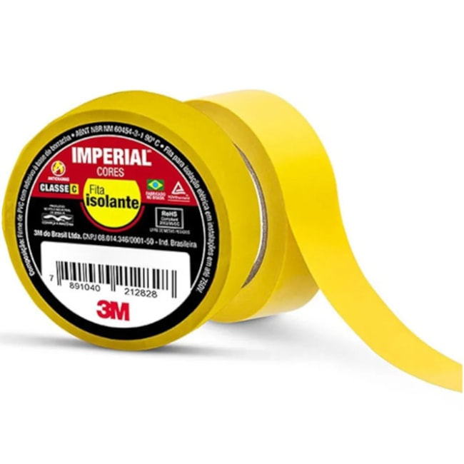Fita Isolante 18mm x 20m IMPERIAL COLORS 3M -87704f4f-8fb3-48a4-9d45-b573171867b6