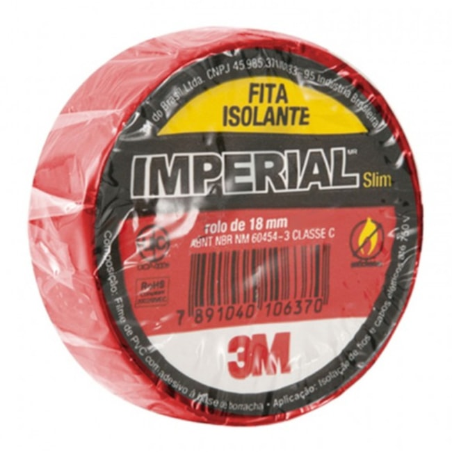 Fita Isolante 18mm x 20m IMPERIAL COLORS 3M -3d2d1238-a193-46e9-a6a6-b9a5ffeeea57