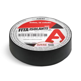 Fita Isolante 19mm X 20m Preta 912I ADERE