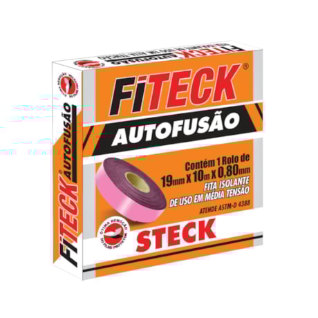Fita Isolante Auto Fusão 19mm x 10m SFT8010 STECK-71e669e6-f700-49d5-b73a-ff39bef1532a