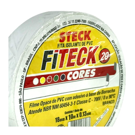 Fita Isolante Fiteck 18mm x 10m SFT1310 STECK