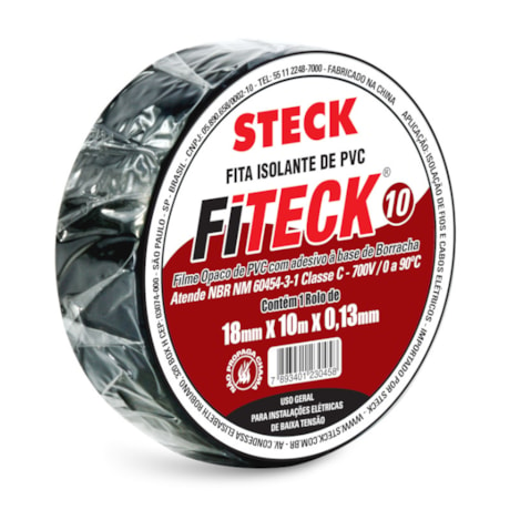 Fita Isolante Fiteck 18mm x 10m SFT1310 STECK