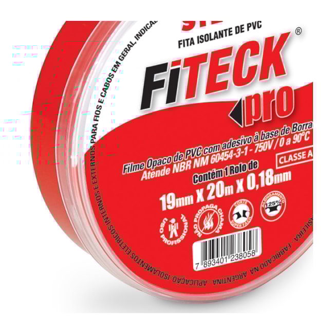 Fita Isolante Fiteck Pro 19mm x 20m SFT1820 STECK-329889e7-d7da-4eb5-b1c4-9f0be2e3b391