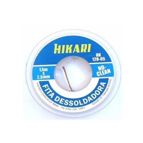 Fita Malha Dessoldadora 1,5m x 3,0mm HK-120-05 HIKARI-e3493ed1-a58a-4af2-8467-68b32600444d