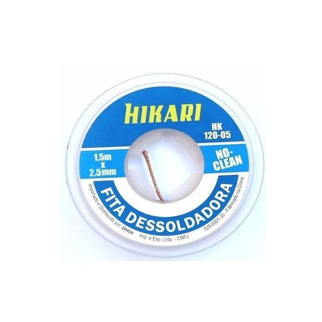 Fita Malha Dessoldadora 1,5m x 3,0mm HK-120-05 HIKARI-20b75b8a-4166-40e5-8212-eb3c8cd28388