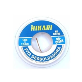 Fita Malha Dessoldadora 1,5m x 3,0mm HK-120-05 HIKARI