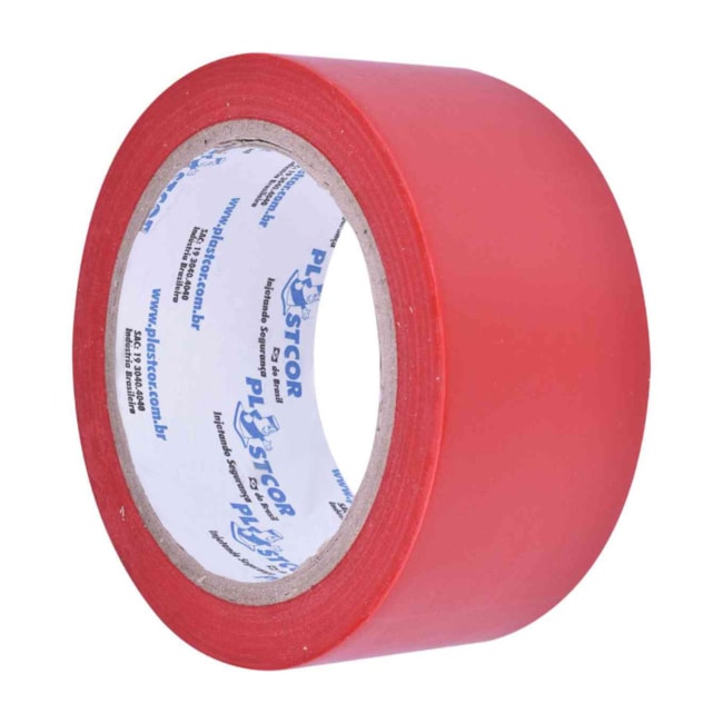 Fita para Demarcação de Solo 48mm x 30m 700.0151 PLASTCOR-73c72736-5598-431e-b0a5-f91d681f8ec9