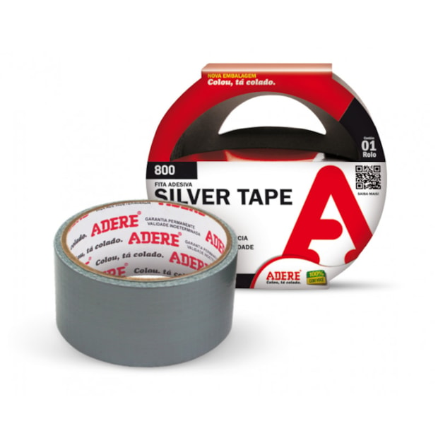 Fita Silver Tape 45mm X 25m 800 ADERE-555c8e0a-ab1a-4954-ba0c-769d9f012cfb