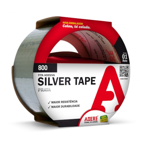 Fita Silver Tape 45mm X 25m 800 ADERE-d7d1957c-c300-4bd3-aafe-3508e41fef65