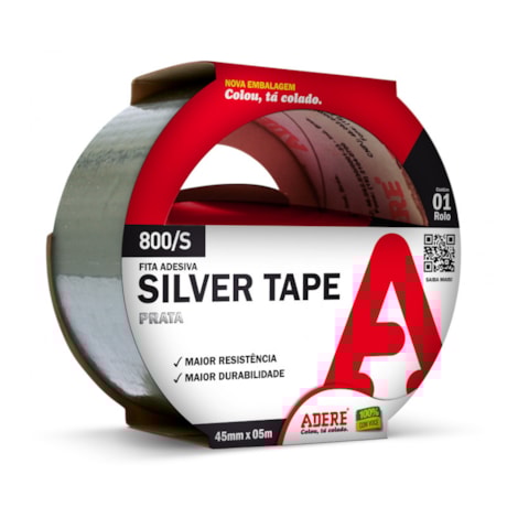 Fita Silver Tape 45mm X 5m 800/S ADERE-b44c885f-091c-4dbe-9e36-06e3e912d788