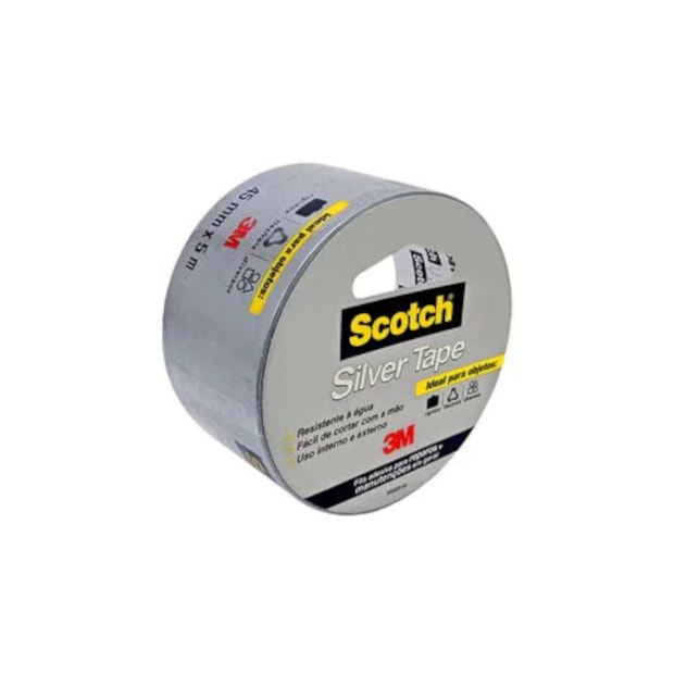 Fita Silver Tape 45mm x 5m SCOTCH 3M-0ec98c1b-c2d1-430d-81bb-2a94a07188ba