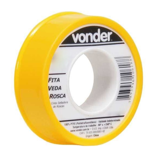 Fita Veda-Rosca 12mm x 10m 1026001210 VONDER-47db4a76-dbd8-4208-ac3e-5c1922d90b06