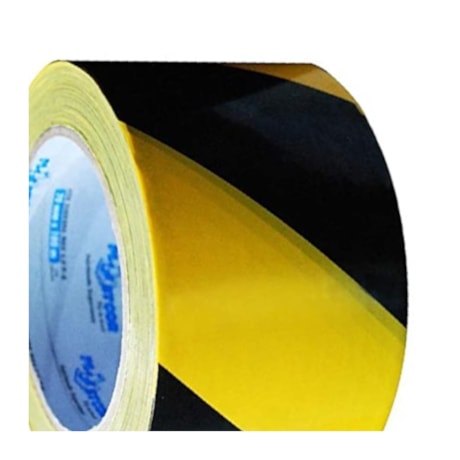 Fita Zebrada de Isolamento 70mm x 200m Amarela e Preta 700.00082 PLASTCOR-38c3344f-bc70-4970-bc5b-64461217721f