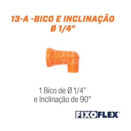 Fixo Flex Bico 1/4" e Inclinação 90° 13-A TAPMATIC