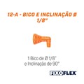 Fixo Flex Bico 1/8" Inclinação 90º Graus 12-A TAPMATIC