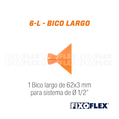Fixo Flex Bico Largo 1/2