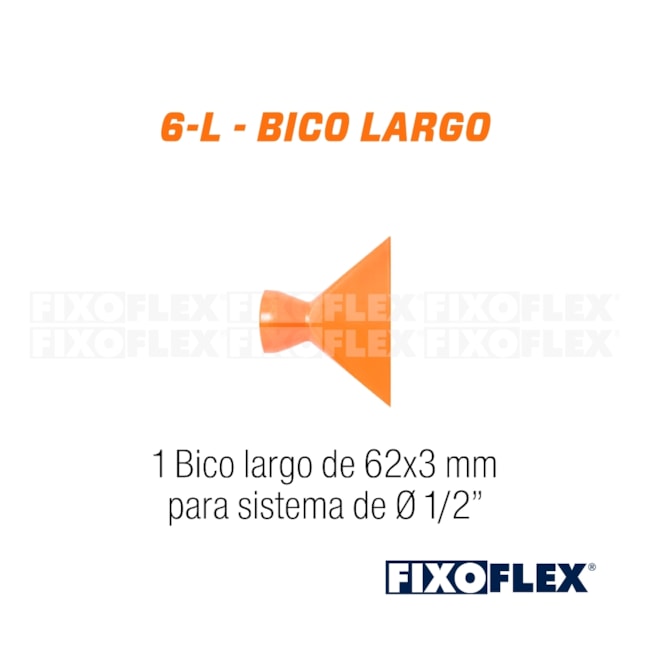 Fixo Flex Bico Largo 1/2