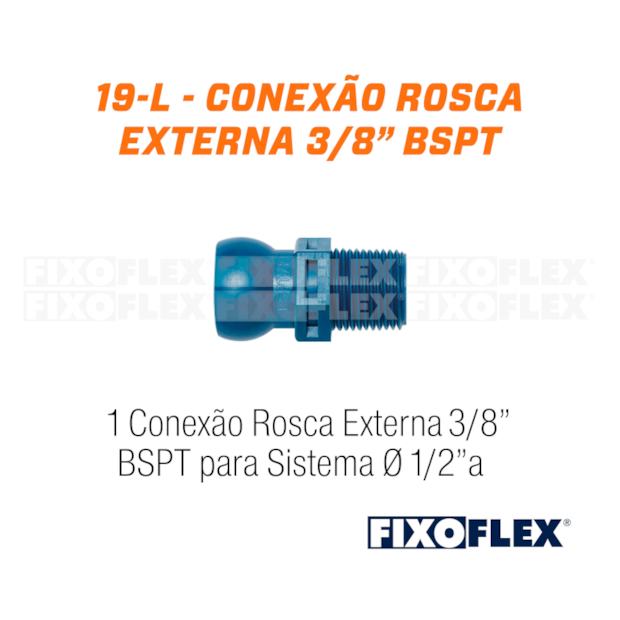 Fixo Flex Conexão Rosca Externa 3/8