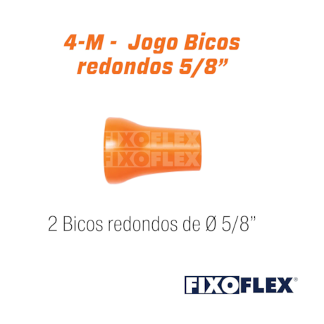 Fixo Flex Jogo Bicos Redondos 5/8