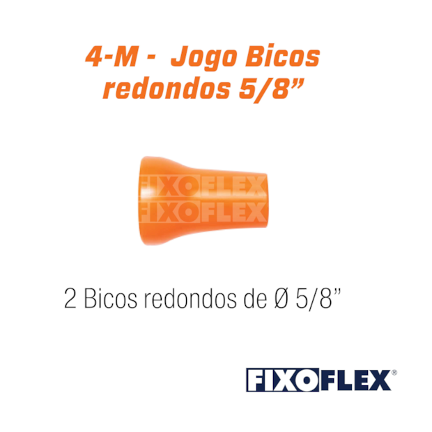 Fixo Flex Jogo Bicos Redondos 5/8