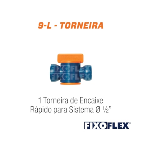 Fixo Flex Torneira de Encaixe Rápido 1/2