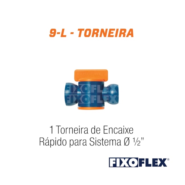 Fixo Flex Torneira de Encaixe Rápido 1/2
