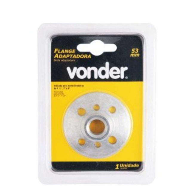 Flange Adaptadora 53mm para Lixadeiras e Esmerilhadeiras 3599000053 VONDER-7577e3f5-a4b8-408f-8d8b-036d6910e4f0