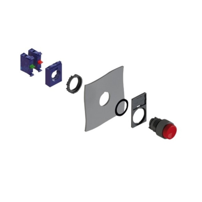 Flange Frontal para Botão 3 Posições Front Back AF3F WEG-1b8552e7-16a3-4d57-aa9d-86971a2ae3de