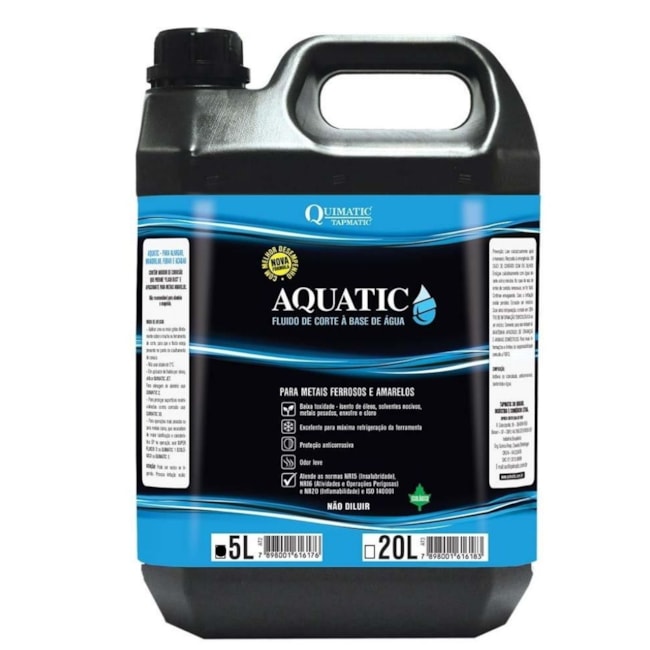 Fluido de Corte a Base D'água 5 Litros AQUATIC AT2 TAPMATIC-6c48cebc-354f-40dc-8400-0bdc846b0eb3