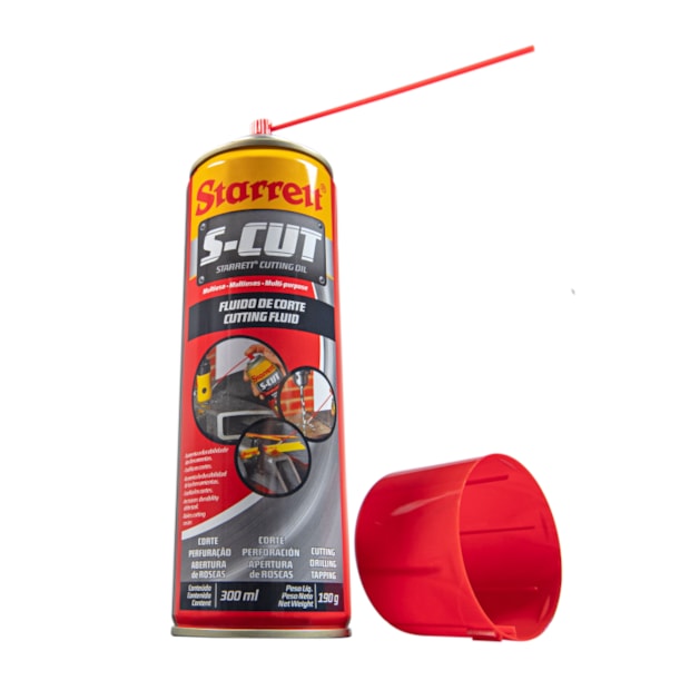 Fluido de Corte em Spray 300ml S-CUT300 STARRETT-69686002-ab1c-49df-a99c-9e6d7ff1142b