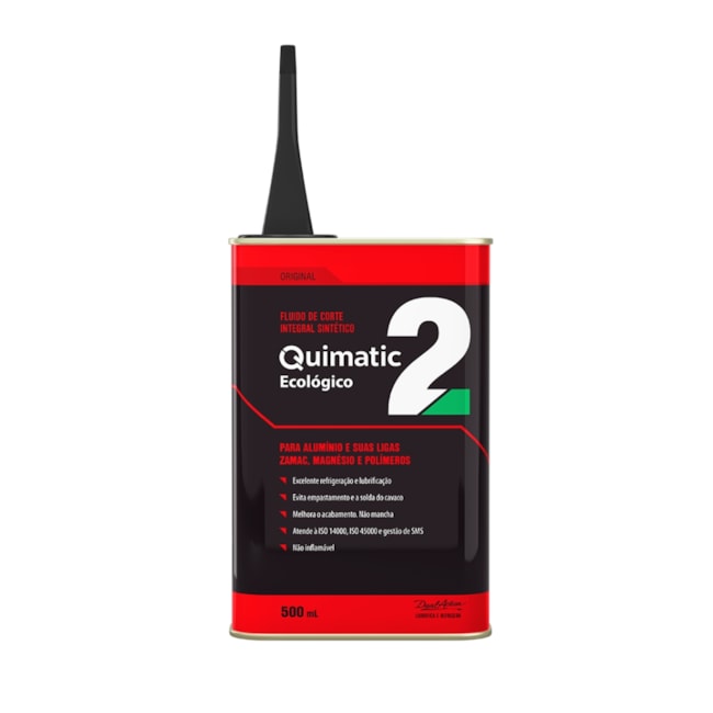 Fluido de Corte para Alumínio 500mL NR 2 QUIMATIC ECOLÓGICO-56a84beb-56fb-4b4e-88db-ba102e2ffb50