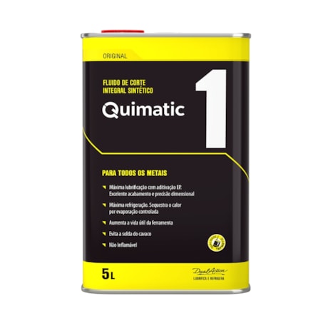 Fluído de Corte para Metais 5 Litros NR 1 QUIMATIC