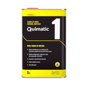 Fluído de Corte para Metais 5 Litros NR 1 QUIMATIC