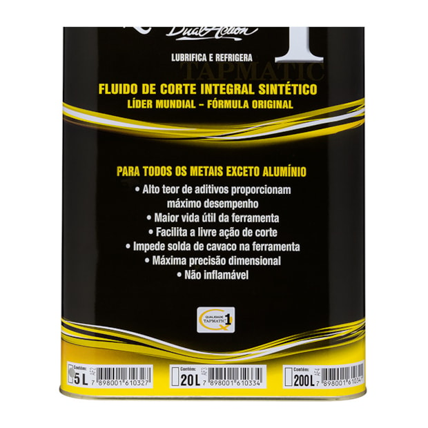 Fluido de Corte para Metais 5 Litros NR 1 TAPMATIC-0c03a100-f351-4339-9a0b-7cba095e1487