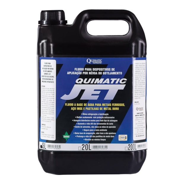 Fluido de Corte para Uso no Nebulizador 5 Litros QUIMATIC JET TAPMATIC-664d56e2-5e61-4bb5-a51e-e476ebafbe4b